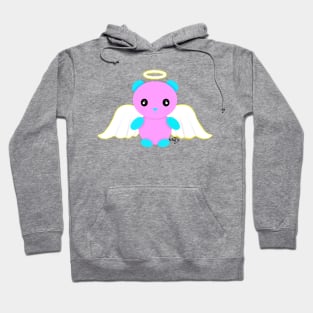 Angel bear - pink/blue Hoodie